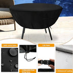 Round Patio Table Cover, Suitable - Image 3