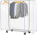 Ruibo Clear Garment Rack Cover for Clothes Rack Cover by Ruibo