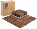 Interlocking Deck Tiles, Dark Brown by AN68-Home-Clicknow