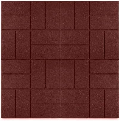 Playsafer Brick Rubber Interlocking Tiles | 16 X 16 | Easy Install - Image 2