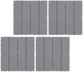4pcs Interlocking Deck Tiles by Healifty