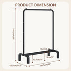 JIUYOTREE Garment Rack Clothing Clothes Rack - Image 3