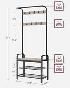 VASAGLE Coat Rack, Hall Tree - Image 5