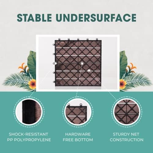 Idzo Interlocking Deck Tiles 9.6 SQFT - Image 4