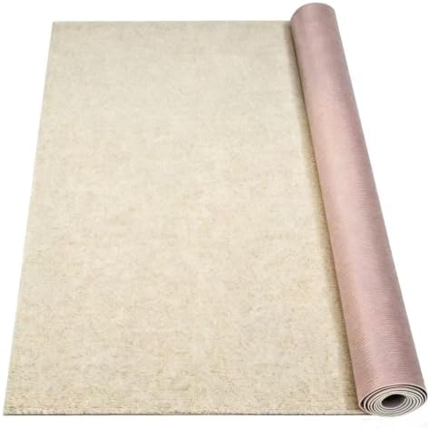 Grefinity Marine Carpet, 4 FT x 12 FT Beige Indoor Outdoor Carpet by Grefinity