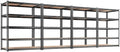 REIBII 4 Pack Storage Shelves, 5 Tier Heavy Duty Metal Garage Shelving by REIBII