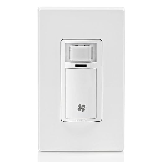 Leviton Humidity Sensor Switch for Bathroom Exhaust Fan, Automate Ventilation - Image 3