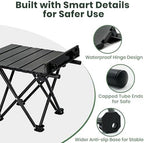 2 Pack Camping Table Foldable, Portable Folding Beach Table - Image 4