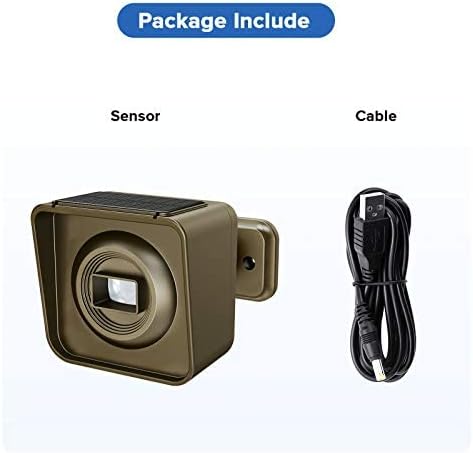 Solar Driveway Alarm Wireless Outside 1/2 Mile Long Range, 3 Sensitivity & - Image 7