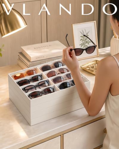 VLANDO Stackable Jewelry Tray, Drawer Organizer - Image 5