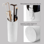 Artificial Leather White Umbrella Holder Stand Entryway Indoor，Modern Umbrella - Image 5