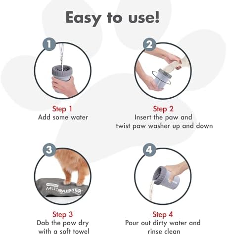 Dexas MudBuster Portable Dog Paw Cleaner - Image 4