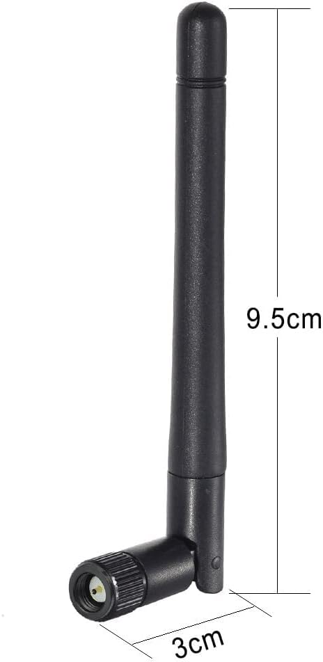 Bingfu Dual Band WiFi Antenna 2.4GHz 5/5.8GHz 3dBi SMA Male Antenna - Image 2