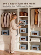 Homsorout Small Closet Storage Bins - Image 3