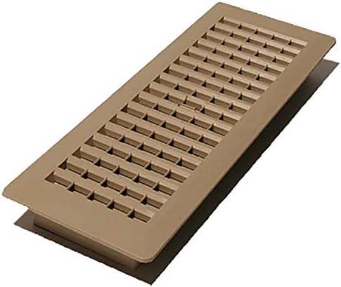 Decor Grates PL414-TA Floor Register, 4 x 14-Inch by DecorGrates
