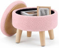 Simple Deluxe 13" Round Storage Ottoman by SimpleDeluxe