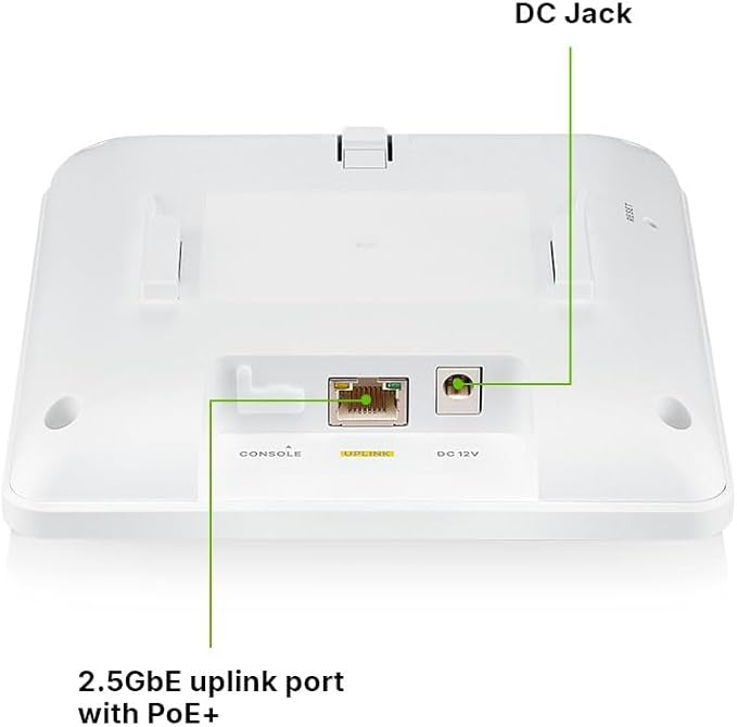 Zyxel WiFi 7 Wireless Access Point BE5100 | PoE+ / AC Powered | 2.5Gb Ethernet - Image 2