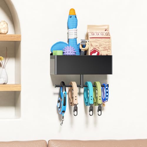 Dog Leash Holder for Wall, Dog Leash Hooks, Pet Stuff Organizer - Image 4