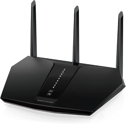 NETGEAR Nighthawk WiFi 6 Router 5-Stream Dual-Band Gigabit Router, AX2400 by Amazon+Renewed