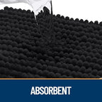 OLANLY Dog Door Mat for Muddy Paws 48x30, Extra Absorbent Chenille Mud Mat - Image 4