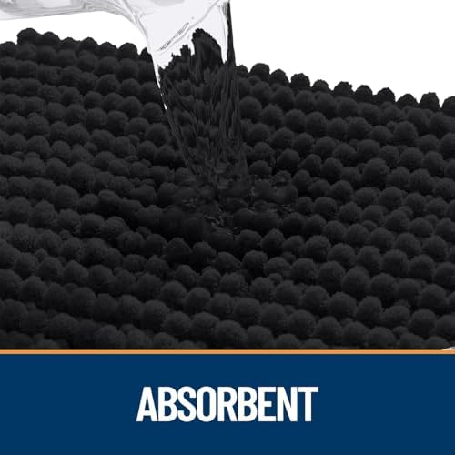 OLANLY Dog Door Mat for Muddy Paws 48x30, Extra Absorbent Chenille Mud Mat - Image 4