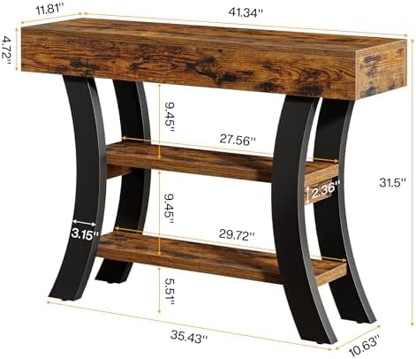Tribesigns 41" Small Console Table - Image 2