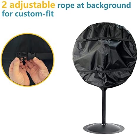 Bitubi Wall Mount Fan Cover, Waterproof Outdoor Fan Covers, Compatible - Image 5