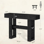Tribesigns 41.34" Modern Console Table, Sofa Table Behind The Couch - Image 2
