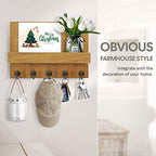 HONJIN Farmhouse Wall Key Holder - Image 6