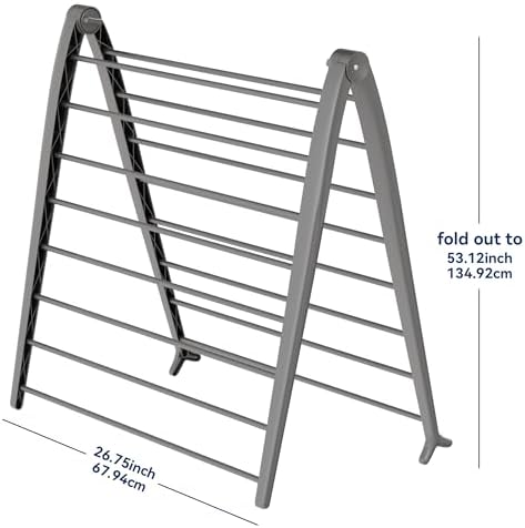 Whitmor Spacemaker Folding Drying Rack, Indoor Clothes Organizer - Image 2