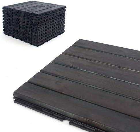 Acacia Deck Tiles Interlocking Outdoor Flooring - Image 2