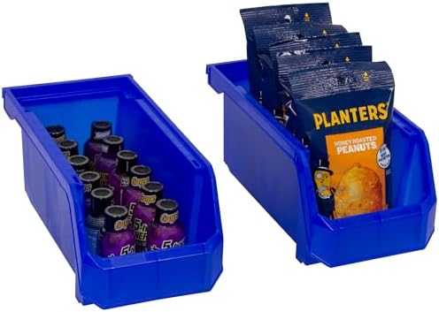 ReadySpace Medium Stackable Plastic Storage Bins - Image 6