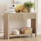 FATORRI Console Sofa Table, Wooden Entryway Table - Image 2