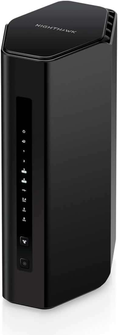 NETGEAR Nighthawk Dual-Band WiFi 7 Router Router Only– BE6500 Wireless Speed by NETGEAR