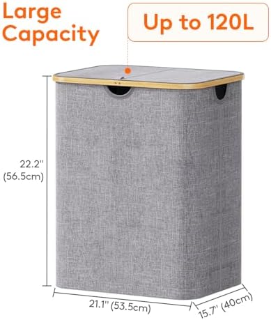 Lifewit 120L Large Laundry Basket - Image 4