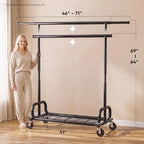 HOKEEPER Clothes Rack 450LBS Adjustable Garment Rack - Image 4