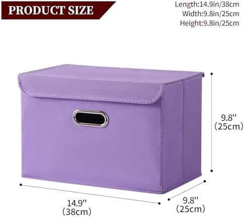 STOREONE Fabric Storage Cube Bins Foldable Organizer Container Collapsible - Image 2