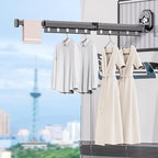 Yctze Wall Mounted Clothes Drying Rack, Retractable Laundry Drying Rack Space - Image 3