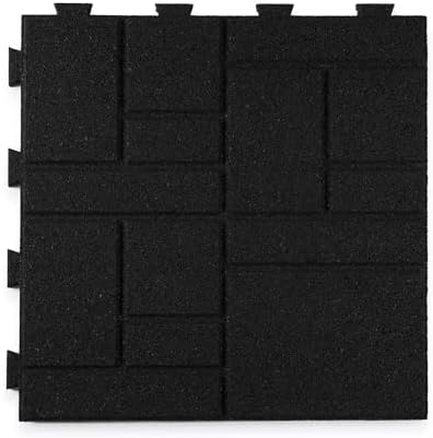 Playsafer Squarescape Rubber Interlocking Tile by Playsafer
