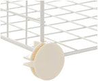 Amazon Basics 6 Cube Wire Grid Storage Organizer, Stackable Storage Cubes - Image 4