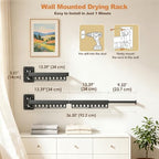 Wall Mounted Clothes Drying Rack Foldable & Space-Saving - Image 5