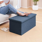 PINPLUS Folding Storage Ottoman Bench - Image 2