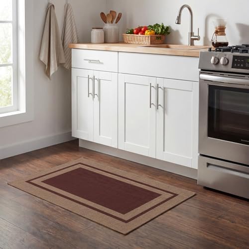 Artoid Mode Coffe Absorbent Rectangle Non-Skid Doormat, Home Mats Non Slip - Image 4