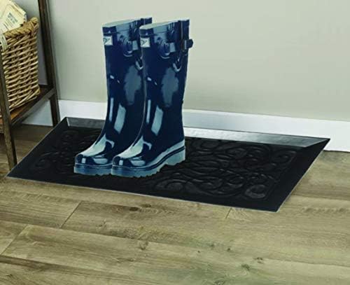 Superio Rubber Boot & Shoe Tray, Heavy Duty, Protects Floors from Water and Dirt - Image 3