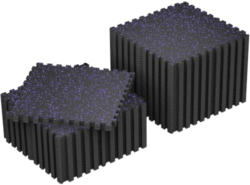 SUPERJARE 0.79'' Extra-Thick 48 Pcs 192 Sq Ft Exercise Equipment Mats by SUPERJARE