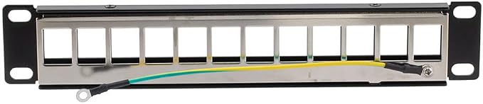 NavePoint 10 Inch Wide 12-Port Modular Patch Panel - Image 4