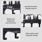 Key Holder for Wall, Metal Decorative Wall Mounted Mountain Key and Mail Holder - Image 2