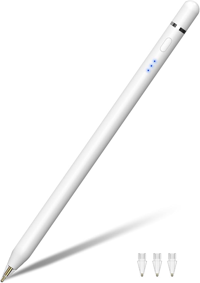 Stylus Pen for Apple iPad 2018–2026, Magnetic Charging iPad Pencil 2nd by WirelessCharger