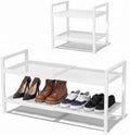 Expandable Shoe Rack for Closet, Shoe Storage by Unknown
