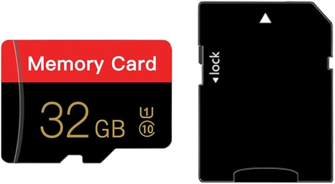 Micro Memory Card 32GB with Adapter, C10/U1/UHS-I/A1 TransFlash Card, TF Card by Unknown